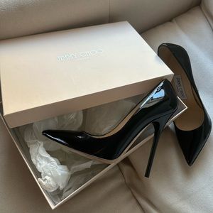 Patent black Anouk pumps
